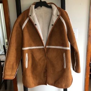 Sherpa lined jacket